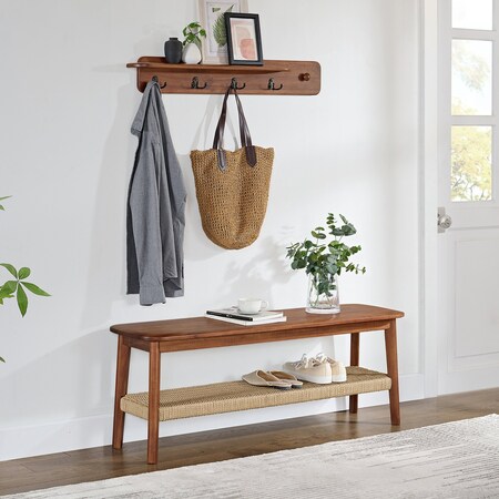 Alaterre Furniture Calais 2 Piece Set, Bench & Coat Hook ANCA0370R1